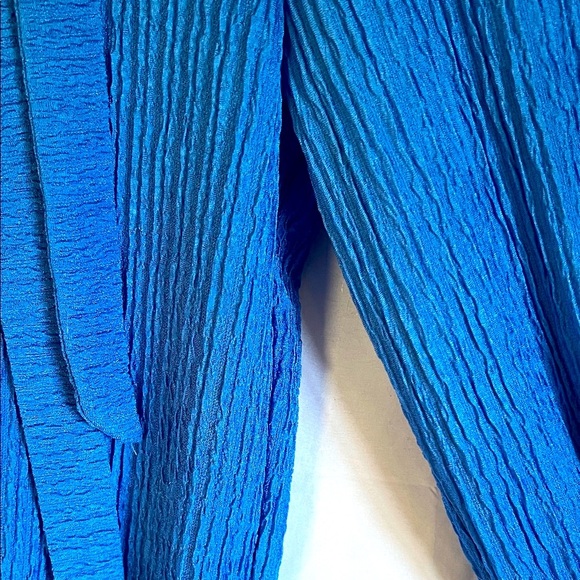 Elegant Blue Strapless Jumpsuit Plus Size 3X - Picture 8 of 12